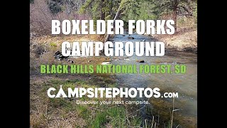 Boxelder Forks Campground  Black Hills National Forest SD [upl. by Eillehs177]