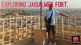 returning back from  Happyadventurecamp to Jaisalmerfort  beautiful living fort with 4000 people [upl. by Denis]