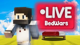 PLAYING BEDWARS WITH VIEWERS  CrackedPremium  live bedwars [upl. by Ahsenom886]