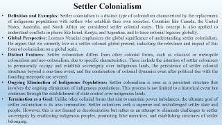 Settler Colonialism [upl. by Lukas]