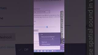 how to enable Spatial sound in windows [upl. by Eenet]