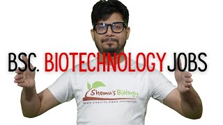 Bsc Biotechnology jobs  scope after bsc biotechnology [upl. by Maurili]