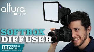 Flash Diffuser Light Softbox by Altura Photo  Review [upl. by Aitnahc954]