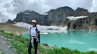 Grinnell Glacier Trail in Glacier National Park Montana [upl. by Epuladaugairam]