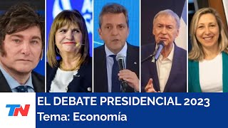 DEBATE DE LOS CANDIDATOS A PRESIDENTE I Tema Economía [upl. by Mali]