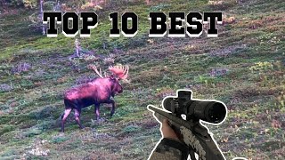 Top 10 Best MOOSE HUNTING KILL SHOTS COMPILATION  Stuck N The Rut 2024 [upl. by Enialehs]