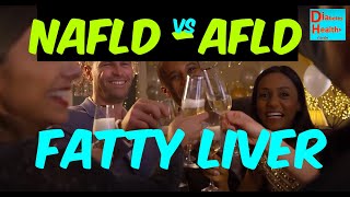 Compare NAFLD Vs AFLD Non Alcoholic and Alcoholic Fatty liver Differences Between Fatty Livers √ [upl. by Naillimxam]