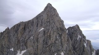 The Grand Tetons North Face seen from the summit of Mount Owen [upl. by Duwad187]