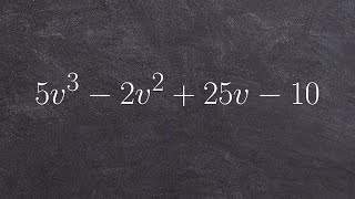 How to Factor by grouping  Factor by grouping  Factoring a polynomial [upl. by Ellebyam]