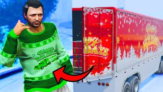 Happy Holidays Hauler Event Christmas Truck Guide  GTA Online [upl. by Iatnahs]