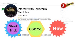 2024 Interact with Terraform Modules  qwiklabs  GSP751  With Explanation🗣️ [upl. by Etnaed]