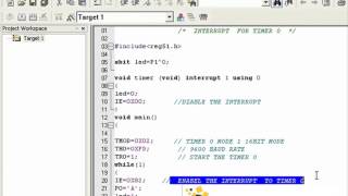 timer Interrupt Embedded C [upl. by Lisa]