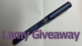 Lamy Giveaway Includes Story on My Favorite Lamy Safari Winner Was Selected [upl. by Reema794]