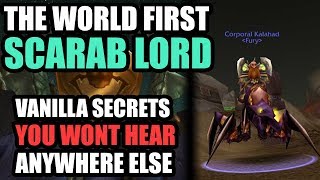 The World First Scarab Lord Reveals Vanilla Secrets You Wont Hear ANYWHERE ELSE [upl. by Yderf380]