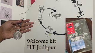 Welcome kit for freshers from IIT Jodhpur [upl. by Nauqal]