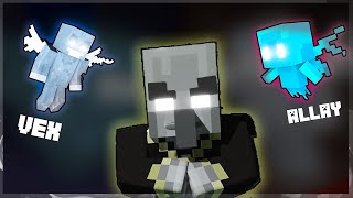 Story of Evoker Vex and Allay in Hindi  Minecraft [upl. by Yajet]