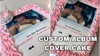 Custom Album Cover Cake [upl. by Astra828]