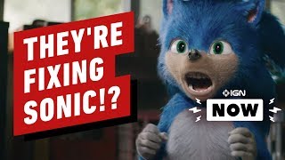 Sonic The Hedgehog Movie Design Is Being Fixed  IGN Now [upl. by Marsha839]