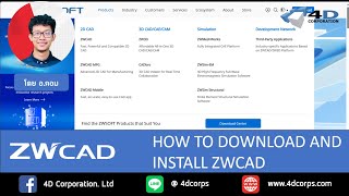 ZWCAD 2024  HOW TO DOWNLOAD AND INSTALL ZWCAD [upl. by Llevrac]