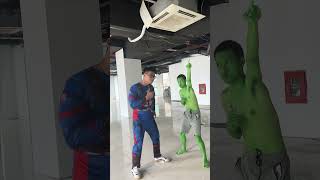 Captain America and the Green Giant combine to defeat giant monsters p1spideylife [upl. by Logan]