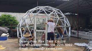 How to install the Glass dome tent [upl. by Alguire]