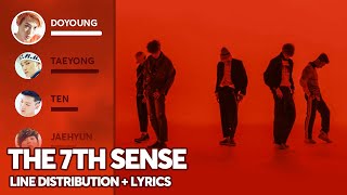 NCT U  The 7th Sense Line Distribution  Lyrics PATREON REQUESTED [upl. by Hayden]