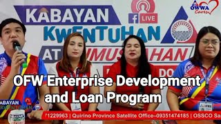 OFW Loan Program ng OWWA at Landbank [upl. by Cirre294]