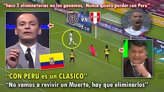 CONFIADOS PERIODISTAS ECUATORIANOS quieren ELIMINAR a PERU  ECUADOR VS PERU HOY [upl. by Annirak2]