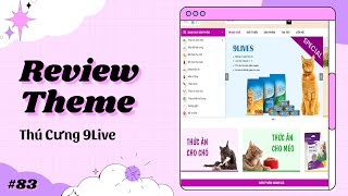 Review theme thú cưng 9live  Theme flatsome rẻ đẹp khanhducnet [upl. by Maples]