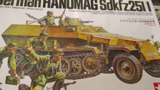 Tamiya Hanomag Sdkfz 2511 Build Update  1 [upl. by Ybot]