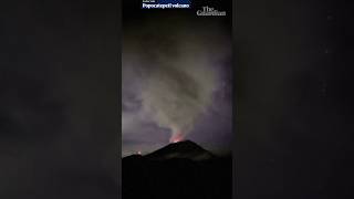 Timelapse of erupting volcano in Mexico [upl. by Hedaza]