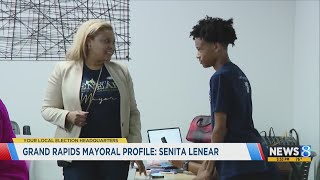 Grand Rapids mayoral candidate Senita Lenear lays out goals [upl. by Ecirahc]