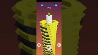 Stack ball on fire game level stratifying games for you viralvideo gaming shorts [upl. by Ytsrik]