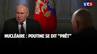 La Russie est quotprête quotà une guerre nucléaire prévient Vladimir Poutine [upl. by Essirehc285]