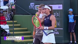 SchuursStefani vs EikeriGuo R2  Indian Wells 2024 [upl. by Rafaj529]