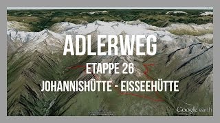 Adlerweg Osttirol Etappe 26  Johannishütte – Eisseehütte  Wandern Tirol  GPSTrack [upl. by Traci748]