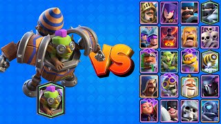 MÁQUINA DUENDE vs TODAS LAS CARTAS TERRESTRES  1vs1  Clash Royale [upl. by Ainiger]