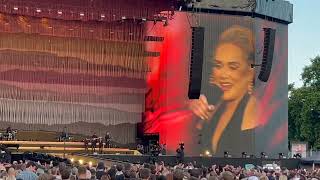 Adele 2022 British Summer Time at London  July 01 2022  Hyde Park London [upl. by Llij]