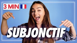 Learn FRENCH in 3 minutes  Le subjonctif made easy 🇫🇷 [upl. by Sclar]