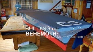 Making a 13foot RC Aircraft Carrier from Scratch  quotBuilding the Behemothquot Part 2 [upl. by Razal]