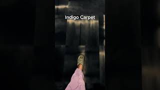 Indigo dye carpet at Kansai Airport in Japan [upl. by Zilada]