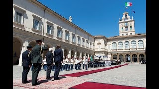 Incontro del Presidente Mattarella con i Reali dei Paesi Bassi [upl. by Rebme19]