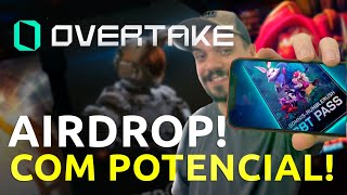 OVERTAKE Plataforma NFT com AIRDROP QUENTE e JOGOS INCRÍVEIS OPORTUNIDADE para SAIR na FRENTE [upl. by Chester]