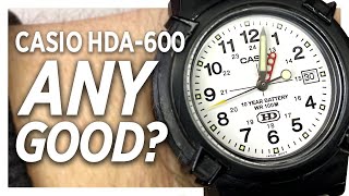 CASIO HDA600 Analogue Watch Review Module 2719  Is it any good or more tailored for kids [upl. by Hgielac]