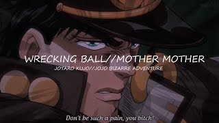 Wrecking BallMother MotherJojo´s Bizarre adventure Amv [upl. by Yellat]