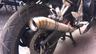 YAMAHA FAZER 1000 DANMOTO GP EXHAUSTSTRAVE [upl. by Silera]