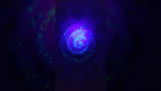 Sea Turtle Carrying Eternity Seen under UV Light Galaxy needed more stars [upl. by Adelle]