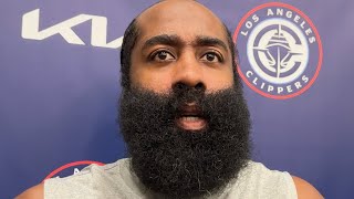 “Nah” James Harden On Paul George Russell Westbrook Leaving Clippers [upl. by Enyaw]