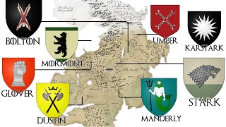 Every NORTHERN HOUSE in Westeros explained in 6 minutes [upl. by Lemrej]