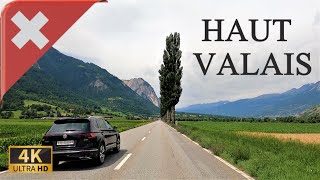 DRIVING the HAUT VALAIS  HIGH VALAIS Canton of Valais SWITZERLAND I 4K 60fps [upl. by Kcirrad205]